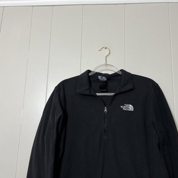 THE NORTH FACE Mens Black Pullover 1/4 Zip Lined Size S/P - Picture 8 of 8